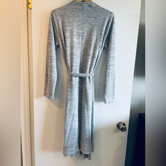 Gap Cozy Snit Robe, Heather Gray, size XS/S - Picture 4 of 8